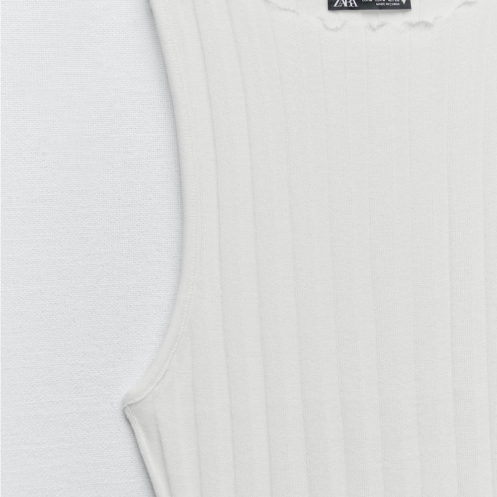 Flash Sale πZara - Ribbed Top - Picture 3 of 9